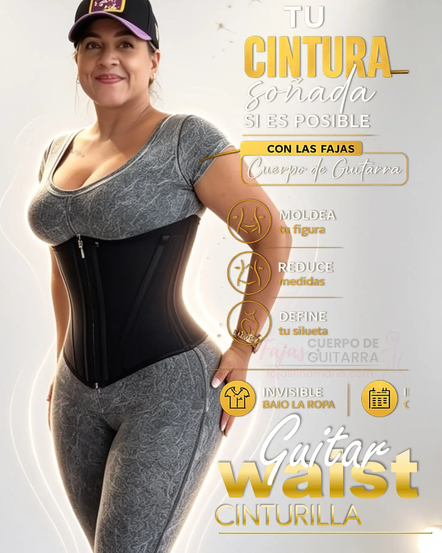 Cinturilla faja cuerpo de guitarra